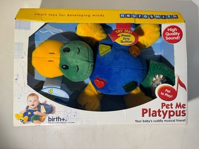 Pet Me Platypus Interactive Toy 2003 Neurosmith Musical Baby Plush See Video New