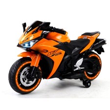 Kids 12V Electric Motorcycle with Trainning Wheels for 3-6 Years Boys Girls