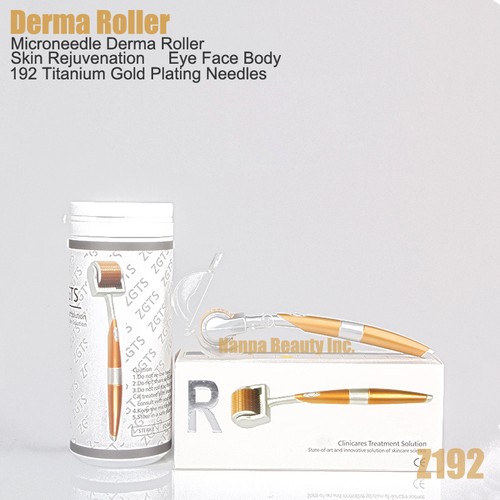 192 Titanio DERMAROLLER Pelle Terapia Recupero Viso Micro Spille Rullo MTS - Foto 11 di 11