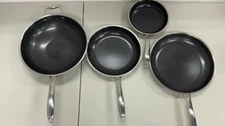HexClad Hybrid Nonstick 7-Piece Cookware Set, 8", 10", 12"