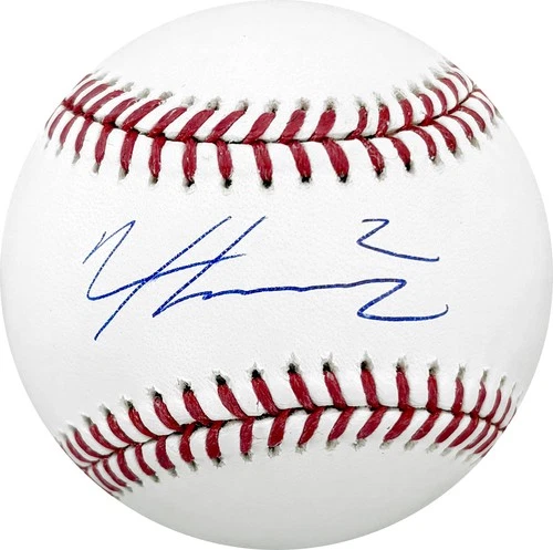Nico Hoerner Signed Autographed Official ML Baseball TRISTAR