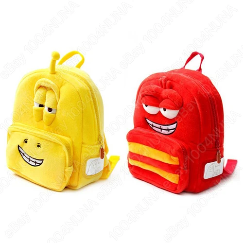 Larva Backpack Cute Character Mini Small School Shoulder Bag for Girls Boys Gift