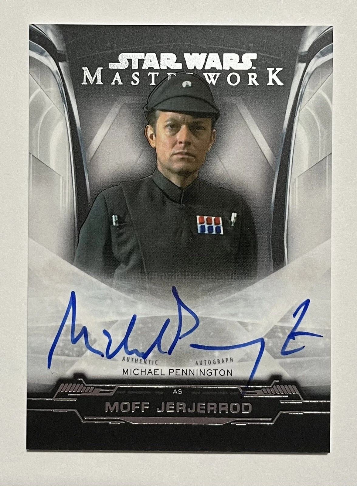 2019 Topps Star Wars Masterwork Michael Pennington Moff Jerjerrod Auto