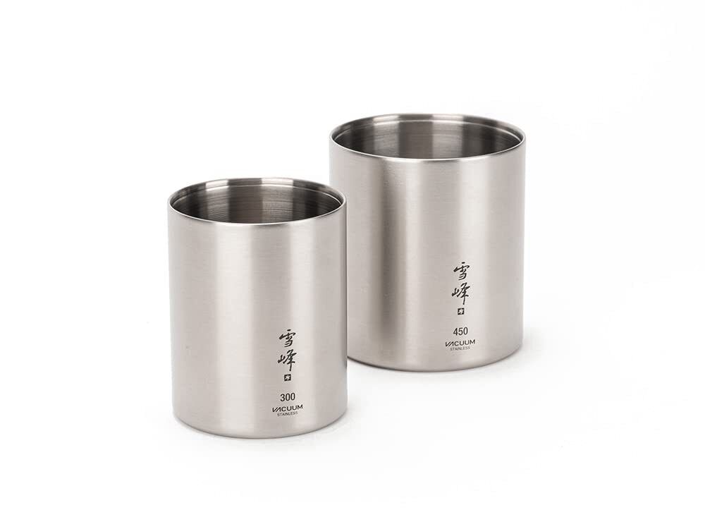 Snow Peak Vacuum Snow Peak Stacking Mug 300/450 Mat Set SET Snow Peak Vacuum Snow Peak Stacking Mug 300/450 Mat Set SET