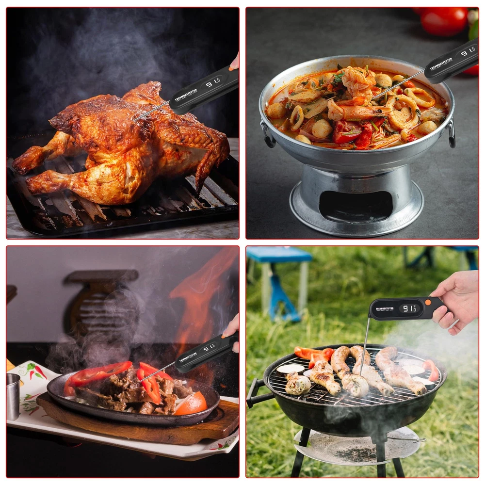 Meat Thermometer Digital, Instant Read Thermometer for Grill and Cooking,Wate...