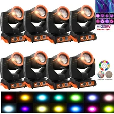 230W 7R Beam Zoom Sharpy 8 Prism DMX Stage Lighting Moving Head Light Disco DJ