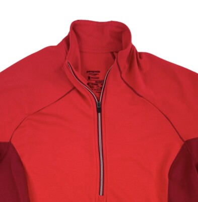 Patagonia Capilene 3 Polartec Midweight 1/4 Zip Pullover Red