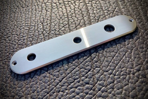 Van Dyke-Harms Telecaster Control Plate, Gibson Switch, Stainless Steel