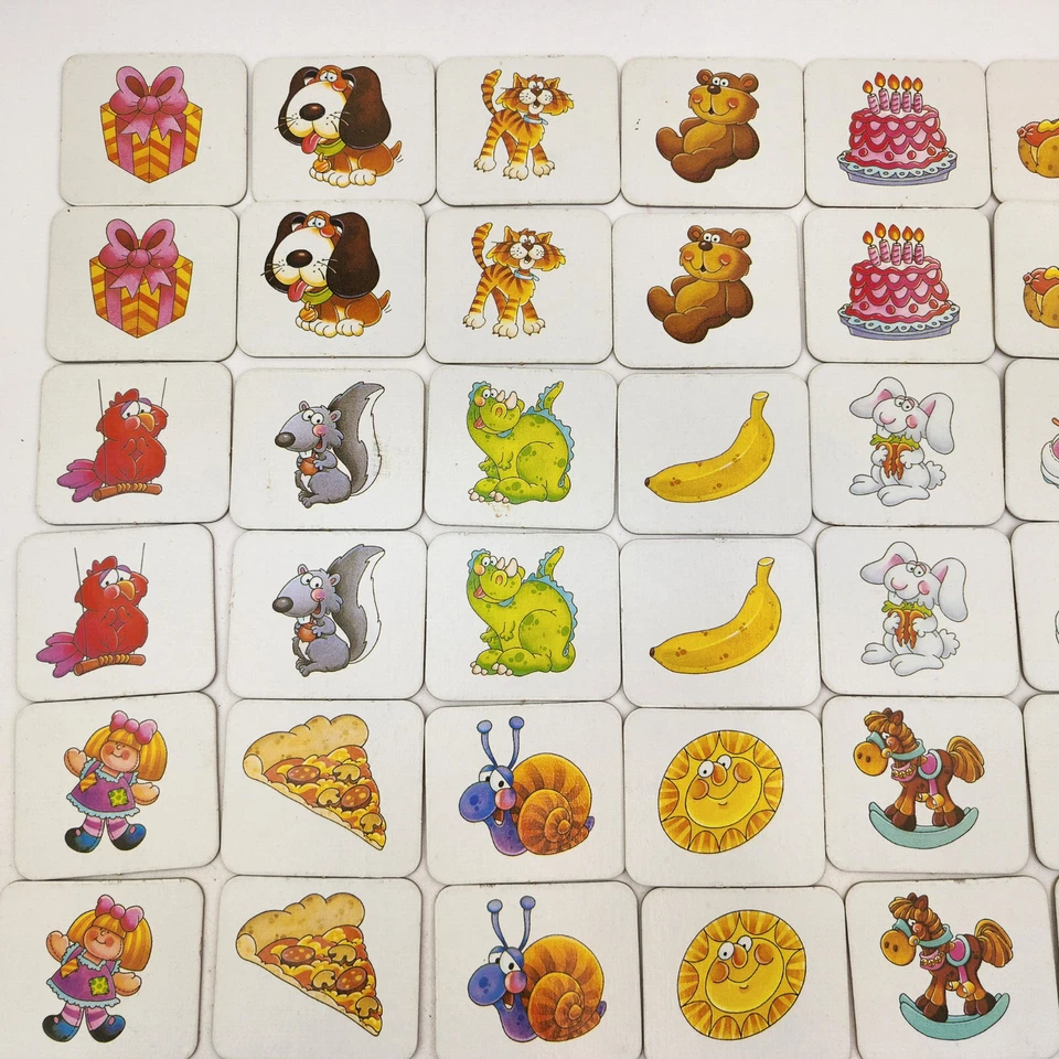 Vintage Original Memory Game 1996 Picture Cards 36 Pairs Replacement NO BOX - Image 2 of 4