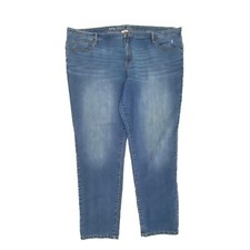 Ava Viv Skinny Women's size 24W Medium Wash Blue Denim jeans