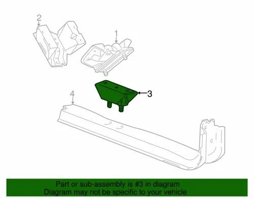OEM NUEVO 1999-2007 Ford F250 F350 Super Duty Excursion Trans Mount F81Z-6068-Aa Foto 2 de 2