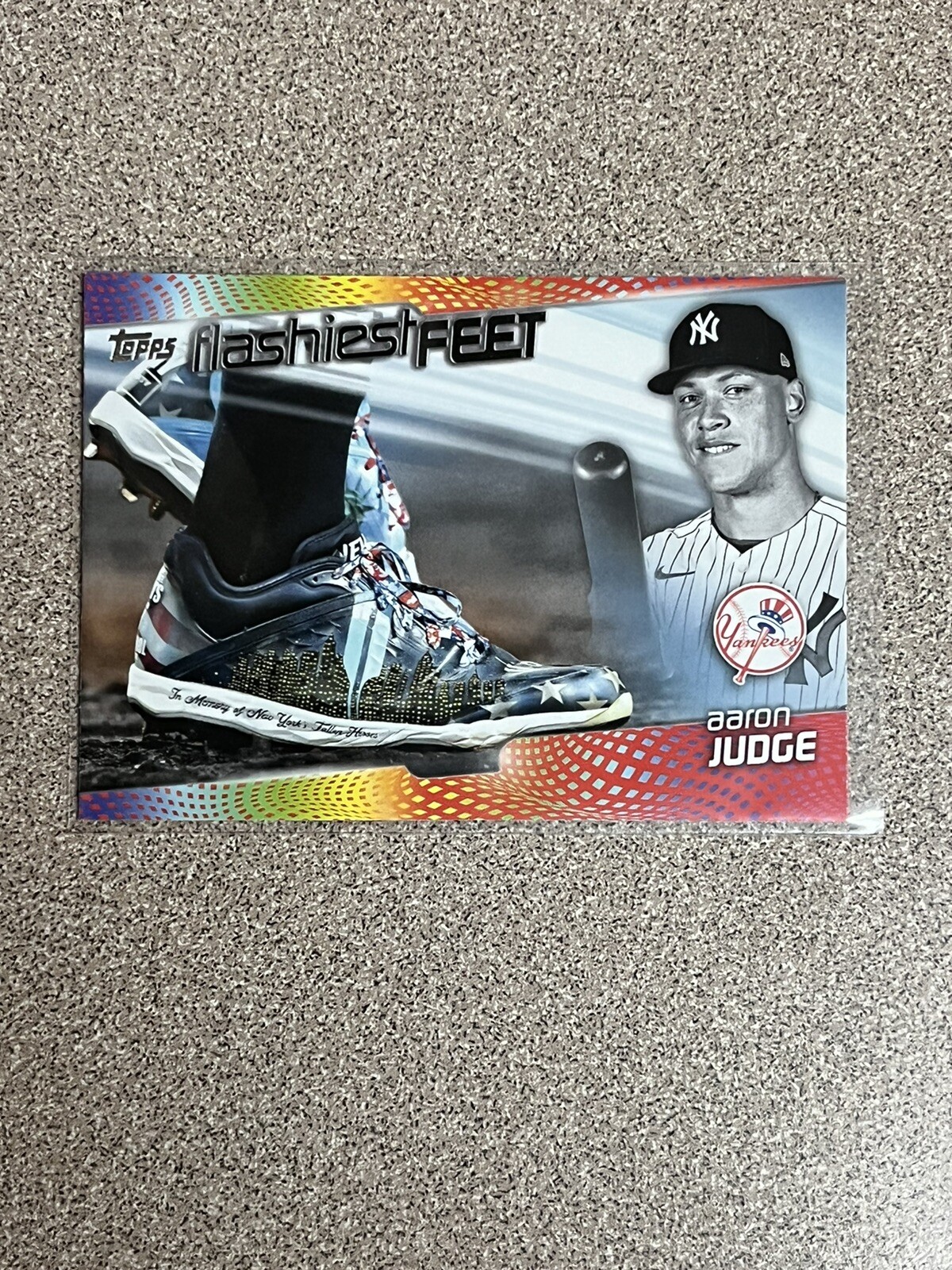 Topps 2022 Series 1 AARON JUDGE Flashiest Feet FF-11
