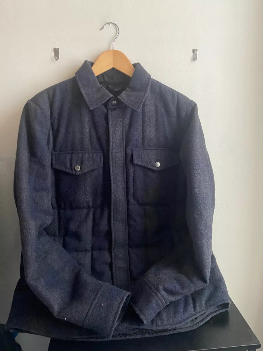 GAP MEN'S LUMBERJACK JACKET / NAVY BLUE AND GREY/ SIZE M | eBay