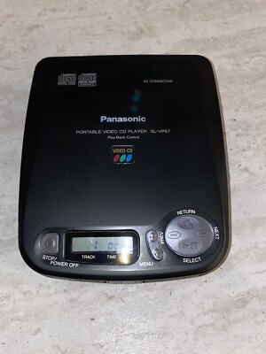 Panasonic SL-VP57 Portable Video CD VCD Player Black Just Unit