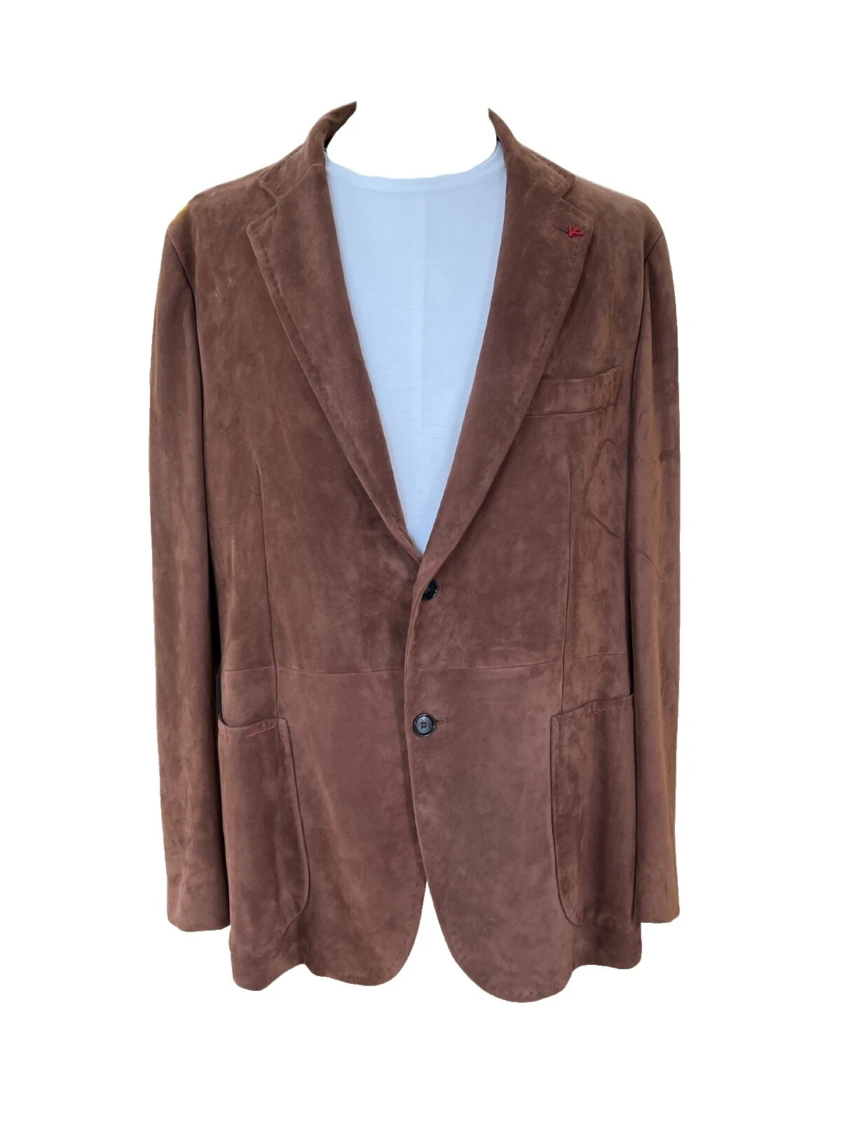 Trajes y Blazers de Ante Marrón Para Hombres