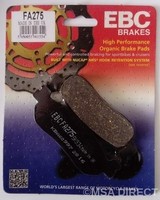 Ebc Organic BremsbeläGe Satz FüR Yamaha Yzf R6 1999-2002 Hinten Nao
