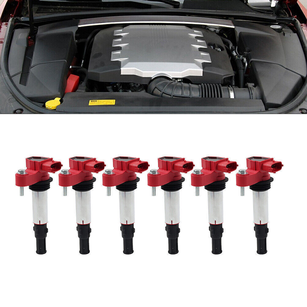 6x Ignition Coil Pack Compatible with Cadillac SRX CTS STS GMC Acadia Buick