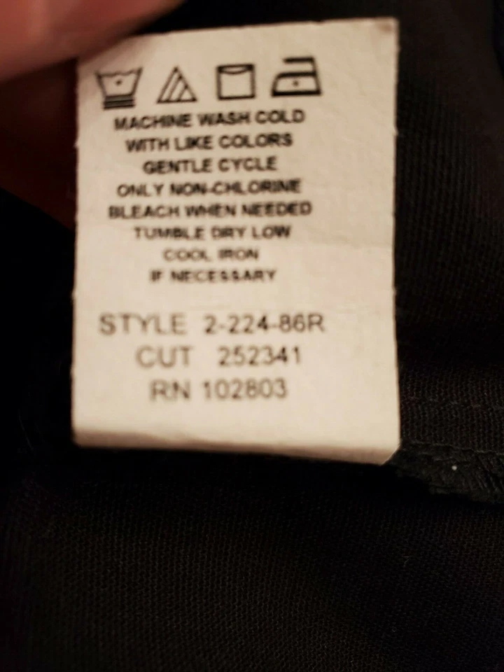 Abrigo Chaqueta Briggs New York Mujer Talla 22W Negro NUEVO Foto 4 de 4