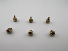 60 bulk pieces of 6-32 Thread Anodized Aluminum PC Case Thumbscrews - Gold