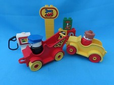 Vintage Lego Duplo SERVICE STATION petrol pump Set number 2644 1981