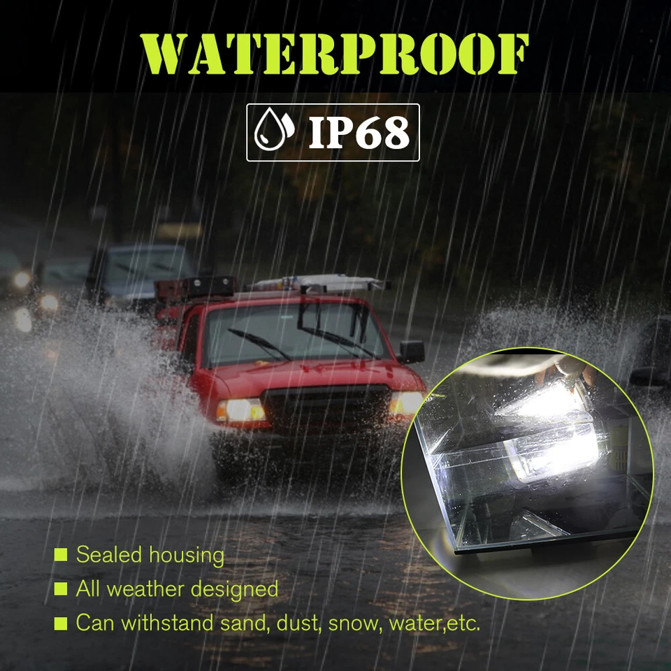 DOT Approved 5x7 7x6 LED Headlight H6054 Hi/Lo for Peterbilt 379/386/367/365/389 - Image 4 of 4