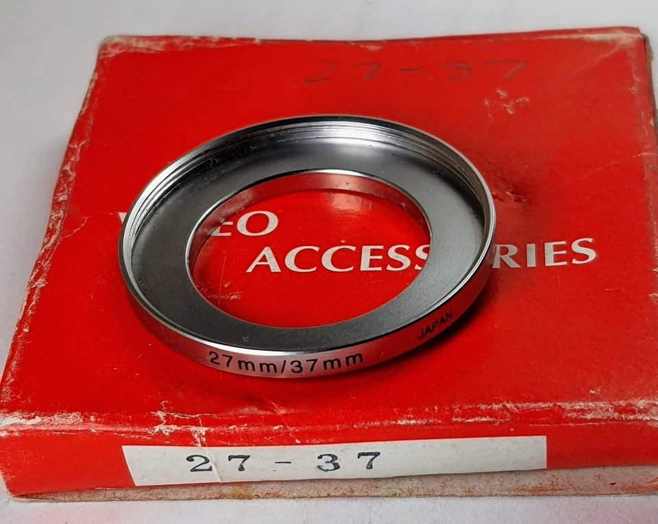 27-37mm Step-Up Lens Filter Converter Adapter Ring 27mm-37mm 27-37 E27-E37 Japan - Image 3 of 4