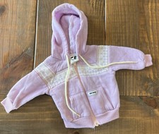 Jog Togs Vintage Purple Sweater Jacket Newborn Up To 14 Pounds