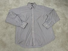 Chaps Ralph Lauren Shirt Mens 16.5 Orange Button Down Wrinkle Free Classic Fit