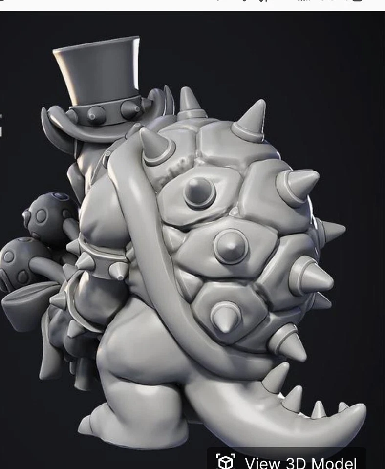 Bowser With Flowers Foto 4 de 4