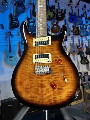 PRS SE Custom 24 Electric Guitar - Black Gold Sunburst GET PLEK'D! 895