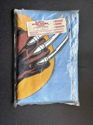 Vintage Marvel Super Heroes Comic Images X-Men Wolverine T-Shirt L Sealed 1985