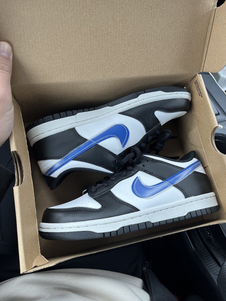 Nike Dunk Low Next Nature TPU Swoosh (GS) 5Y Black White Game