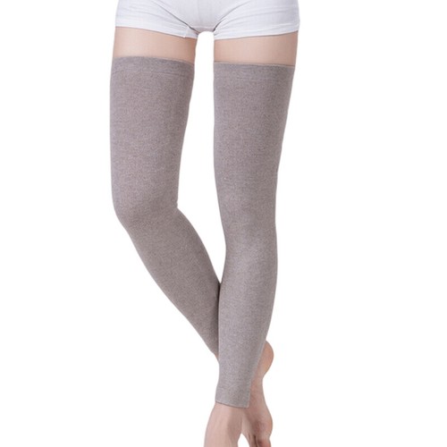 Knee Brace Thermal Winter Sleeves Long Warm Leg Warmer Sleeve Socks Support - Picture 10 of 10