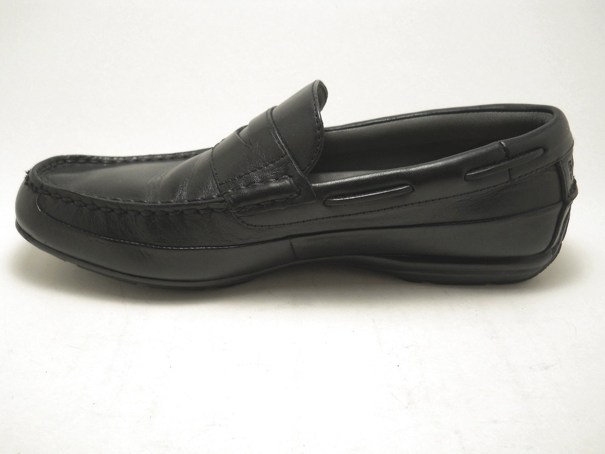 SPERRY TOP SIDER GOLD CUP ASV BLACK LEATHER PENNY LOAFERS  display picture 1