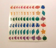 Mrs. Grossman's Lot of 10 Strips ~Shiny Ornaments Reflections~ 2013 Stickers