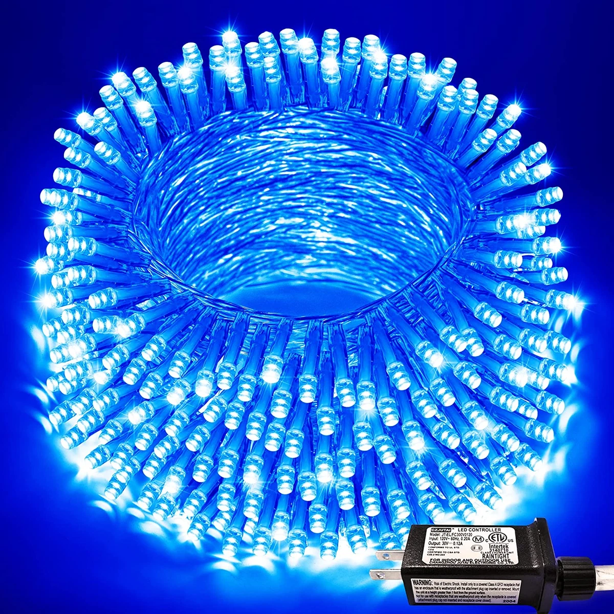 Blue string lights sale outdoor