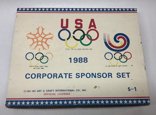 Vintage USA Olympic Classic Limited Edition 48 Pin Collection, 1988,Original Box - Bild 1 von 12