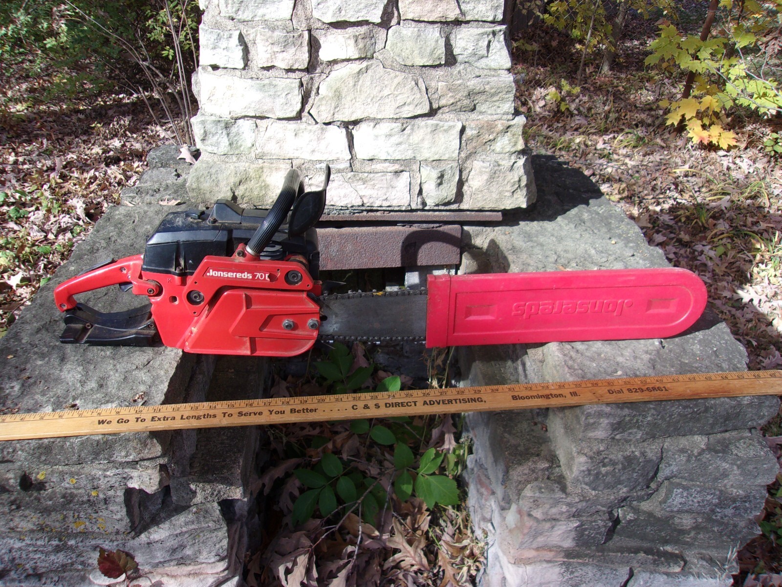 vtg Jonsereds Chainsaw 70 E Complete Non Running 24" Bar Chain 1980s eBay