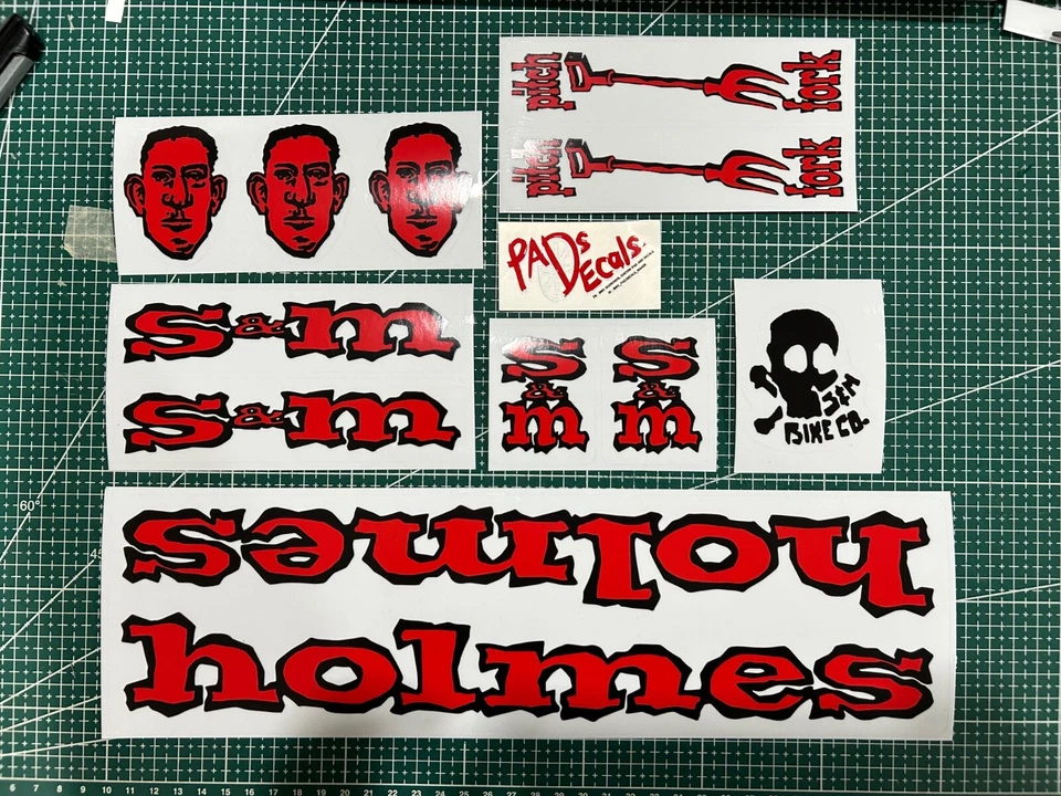 Calcomanías adhesivas para bicicletas S&M Foto 3 de 3