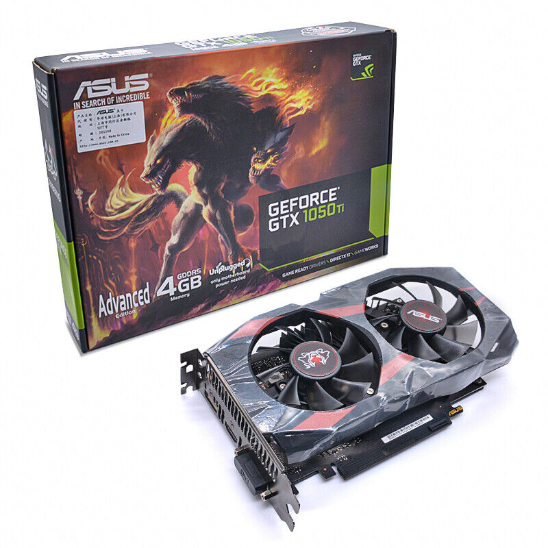 Asus GeForce GTX 1050 Ti 4GB Phoenix Fan Edition PH-GTX1050TI-4G