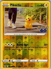 Pikachu [Reverse Holo] #27 Prices | Pokemon Go | Pokemon Cards