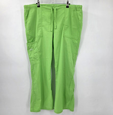 Cherokee Workwear Women's Petite Medium Scrub Pants Cargo Clinical Drawstring