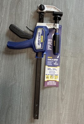 Irwin Quick Grip Hybrid Clamp 12 Inch Twist For More Force 825lb