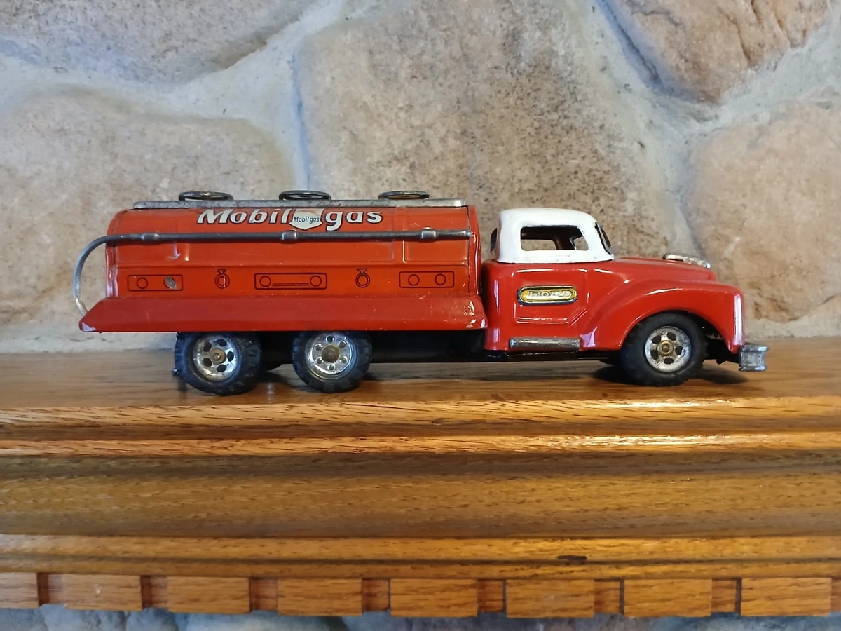 Mobil Gas Toy Truck In Vintage & Antique Tin Toy Vehicles | eBay