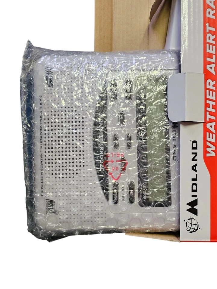 Midland Weather Radio with Clock - Model #WR120B - FAST SHIPPING! - Image 2 of 3