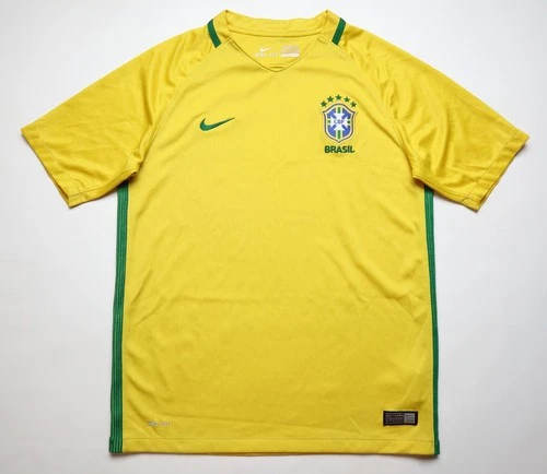 Brazil 2016/2017 Home Football Kit Shirt Soccer Jersey Nike Youth Size XL 15+