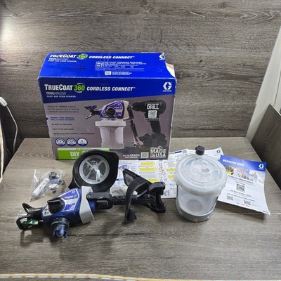Graco 26D360 TrueCoat 360 Cordless Connect Paint Sprayer Blue DIY Tested