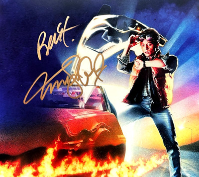 Michael J. Fox Signed (Back to the Future: Marty) 8x10'' Original Autograph w/COA