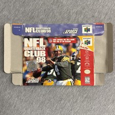 NFL Quarterback Club 98 Nintendo 64, 1997 N64 Box Only 