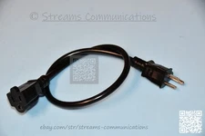 Short Power Extension Cord Outlet Saver 16AWG/13A 3 Prong